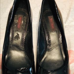 White House black market peep toe pump